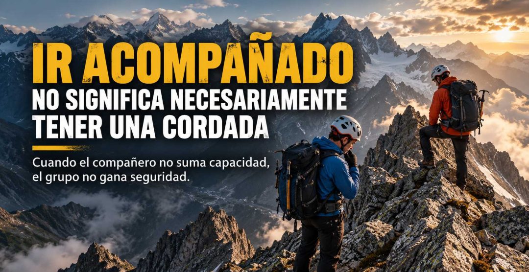 Ir acompañado es siempre sumar en seguridad